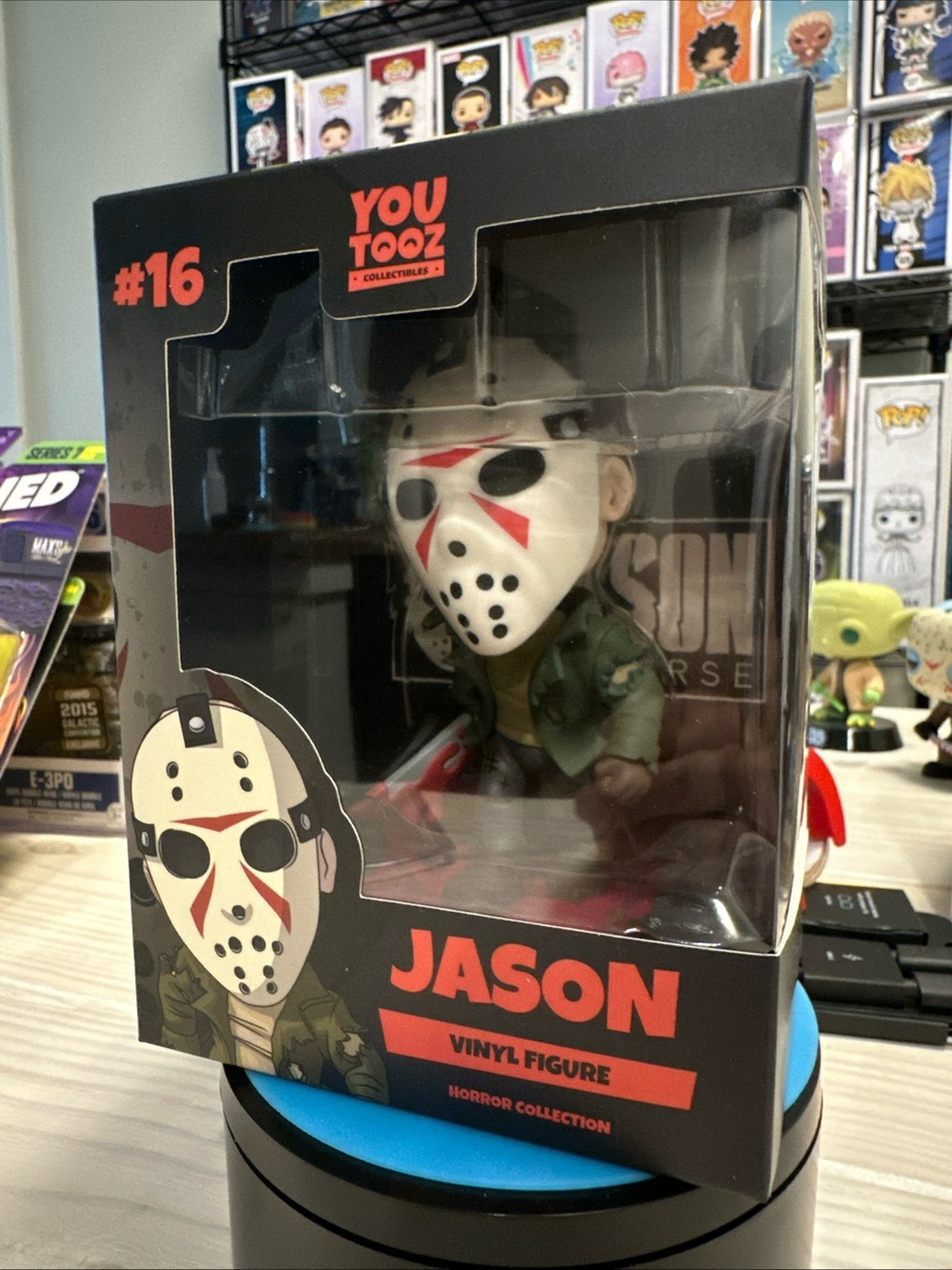 YouTooz Jason Vinyl Figure - White & Black Mask Collectible